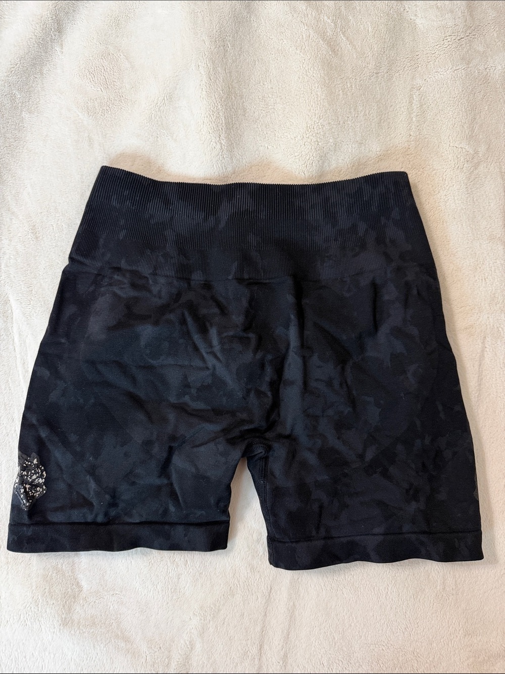 Darc Sport Black High-Waist Seamless Bike Shorts
